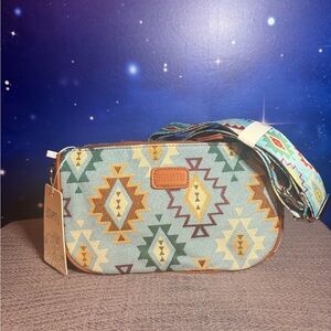 Boyatu Aztec Patterned Crossbody Bag